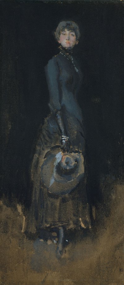 Lady in Gray, c.1883 by James Abbott McNeill Whistler